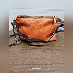 Valentina Italian Small Leather Bag